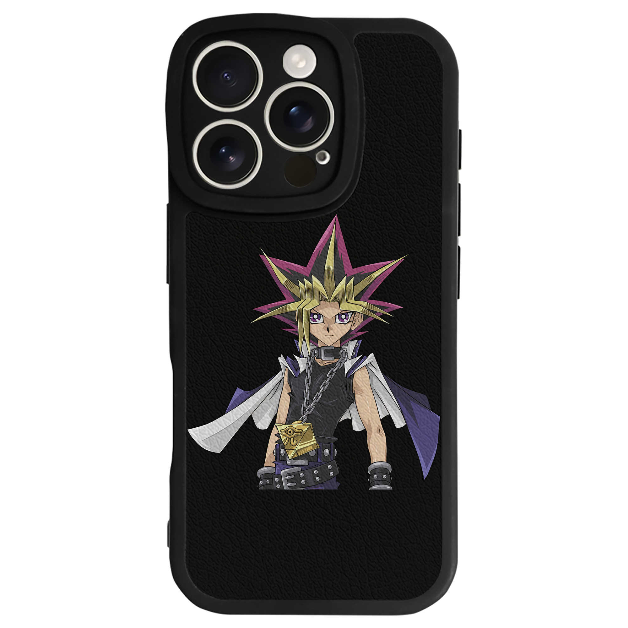 遊☆戯☆王 Yu-Gi-Oh! 【iPhone 16シリーズ対応】シリコンスマホケース（レザー調） 材質：シリコン